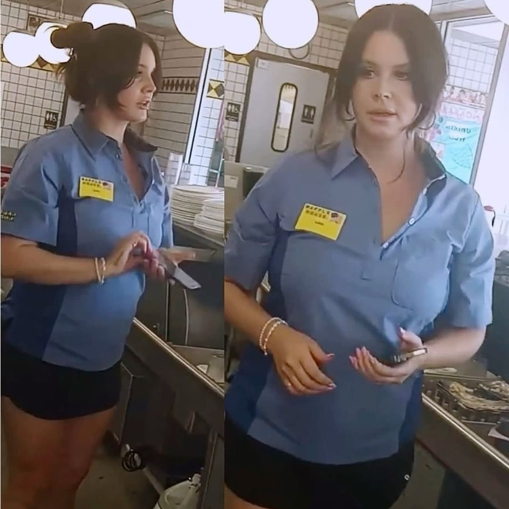 ASO Lana Del Rey Waffle House Top